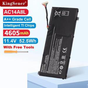 KingSener 에이서 아스파이어 VN7-571 AC14A8L 노트북 배터리 MS2391 KT.0030G.001 11.4V 4605mAh