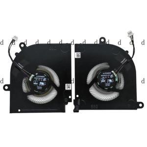 zh MSI 스텔스 15M MS-1562 BS5405HS-U4W DC5V 1A 용 새 호환 CPU + GPU 냉각 팬 교체