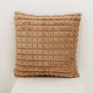 [샤이닝홈]러프 소파 쿠션커버 45x45 코튼푸딩 D