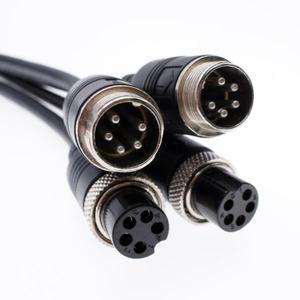 호환 GX16 5 핀 코어 P 단일    연장 케이블 전선가리개 항공 커넥터 CCTV 카메라 보안 DVR 플매트   1 3
