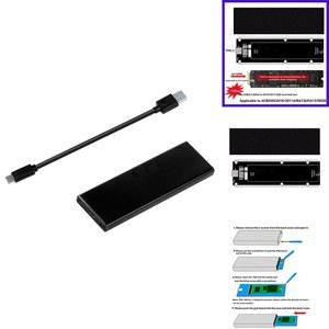 2010 2011 에어 A1369 A1370 SSD 케이스 USB3 2 GEN2 12 6 핀 M SATA 인클로저 6Gbps M2 박스
