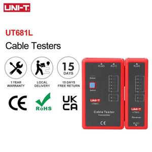 UNI-T UT681L 케이블 테스터 추적기 LAN 자동 네트워크 LED 이더넷 전화 BNC 수리 도구
