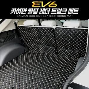 EV6 퀄팅 레더 트렁크 매트 (WFJZNPK)
