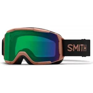 SMITH Optics Showcase OTG 여성용 스노우 고글 - 샴페인 크로마팝 에브리데이 그린 미러 530573