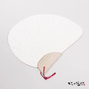 나비부채(중)/편부채/펴진부채/캘리부채/한지부채
