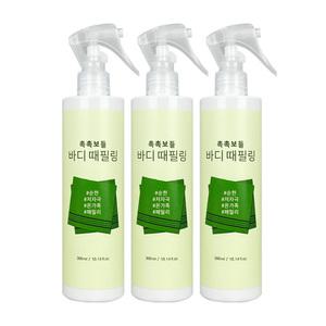 엔프라니 촉촉 보들 바디 때필링 300ml x3개 / 뿌리는 각질제거 때 필링