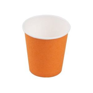 칼라종이컵  주황색