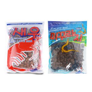 미꾸라지 통발 새우 미끼 집어제 민물 낚시 용품 어분