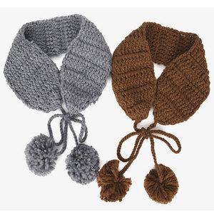 방울 귀도리 핸드메이드 니트 방한 귀마개