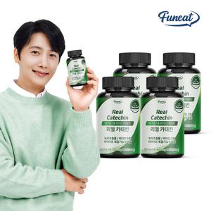 리얼 카테킨 녹차 추출물 다이어트 60정 x 4병 8개월분 / 체지방 감소 항산화 비타민
