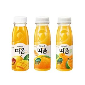 따옴235mlx 15개,망고5+자몽5+오렌지5,냉/무