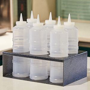 오리스타 소스통 거치대 대(12,24온스) 6구 진열대