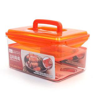 트라이탄 김치쏙쏙 누름판 김치통 4.5L 누름밀폐용기