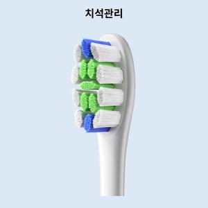 오클린 Oclean 전동칫솔 리필 칫솔모 전모델호환가능 치석관리 6개입 화이트