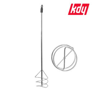 KDY 믹서기날 KPM-100ZI 10x600mm 육각 아연도금 교반기날 페인트 시멘트 혼합 반죽 믹서 믹싱 드릴날