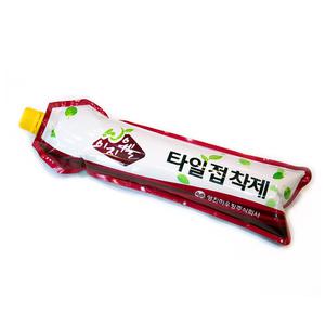 이지웰 타일접착제 벽 바닥 욕실 본드 튜브 650g 강력 틈새 크랙 석고 벽 바닥