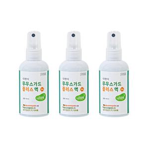 무무스가드플러스 액 80ml x 3개 디펜더 진드기 퇴치제 모기 기피제