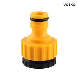 보스코 수도꼭지 커넥터 노랑 수도꼭지부속 연결구 연결캡 어댑터