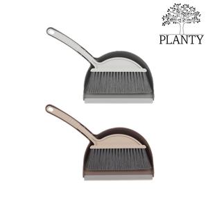 플렌티 미니 방비 세트 휴대용 한손 핸드 틈새 청소 빗자루 쓰레받기