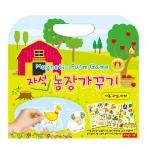 자석놀이 농장가꾸기 (사계절 스티커북 자석나라)/마그넷/보드/모양/자석/유치원/교구/장난감/어린이/완구
