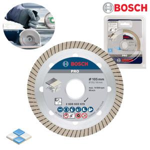 BOSCH 마른날 앵글그라인더 다이아몬드커팅휠 4인치 (105mm) 용도/타일 절단날 그라인더날