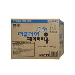 토미 더클리어 페이퍼 타올 2P -2겹 5000매 화장실 페이퍼타올 국산 NDBP-101