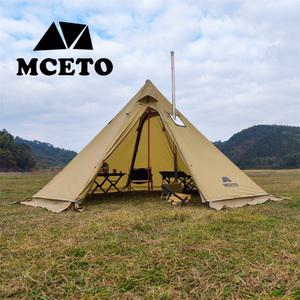 MCETO 400PRO 캠핑 우드 스토브 티피 텐트