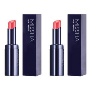 미샤 듀이 루즈 촉촉 광택 멜팅 립스틱 돌리 코랄 X2