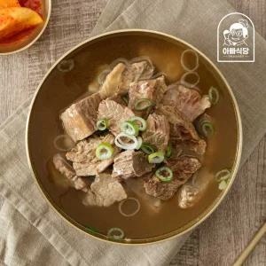 아빠식당 진한 국물 뼈없는 소갈비탕600g 1팩