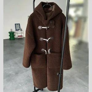 고퀄 몽쥬 도톰 양털 떡뽁이 롱코트(3color)