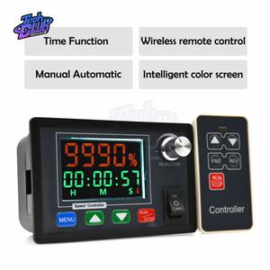 DC 6.5V-55V 30A LCD 디지털 디스플레이 PWM 속도 컨트롤러 0 타코미터 가변 원격 리모컨 모터 파워 서플라