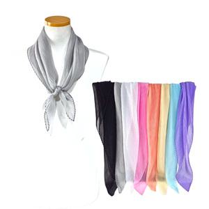 [와이제이] 무지 숏 주름 쁘띠 스카프