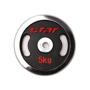 DD 스타 도금원판 5kg ( 헬스 근력 팔 근육 웨이트 바벨 운동 용품