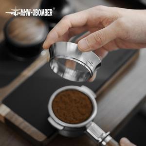 MHW-3BOMBER 에스프레소 커피 도징 깔때기 호환 51 53 54 58mm Portafilter 스테인레스 스틸 링 바리스타