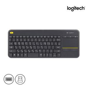 로지텍코리아 K400 Plus Wireless 터치패드 무선 키보드 정품