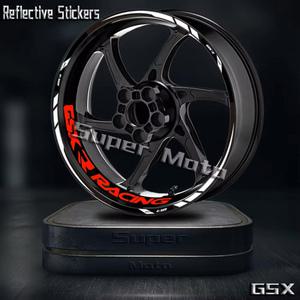 GSXR 600 750 1000 150 GSX-R K1 K3 K4 K5 K6 반사 휠 스티커 허브 데칼 림 스트라이프 테이프 액세서리 방