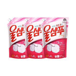 애경 울샴푸 오리지널 리필 1.4L X 3개 울세제 세탁세제