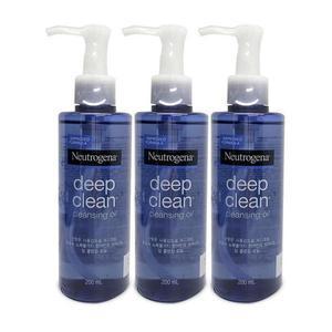 [뉴트로지나] 딥 클린 클렌징 오일 200ml 모공케어 3개 Ss (S16535779)