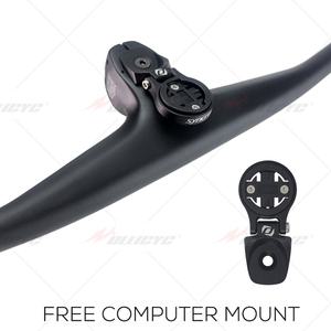ULLICYC XC 조종석 720-740MM -6   풀 카본 파이버 일체형 콕핏 MTB 핸들바 마운트 포함