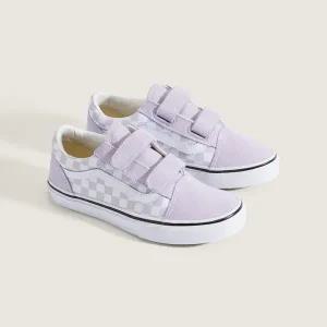 [반스](광주신세계)VANS 반스 키즈 체커보드 올드스쿨 V Lilac Mist / VN000CYAEMY