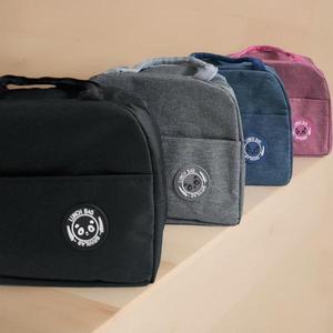 여성 사무직 팬더 디자인 보온 보냉 도시락 파우치