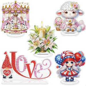 보석십자수 아크릴 액자 만들기 키트 DIY 비즈 취미