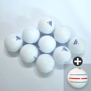 던롭 로스트볼 A+ 2피스 삼선퍼터라인 화이트 20알