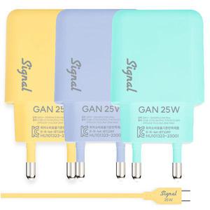 아트박스/원스 뉴미셀 시그널 GAN PD 25W 파스텔 가정용 충전기