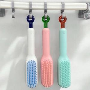 머리빗 방지 원터치 휴대용빗 러쉬 방지빗 헤어브 헤어빗 엉킴 헤어브러쉬
