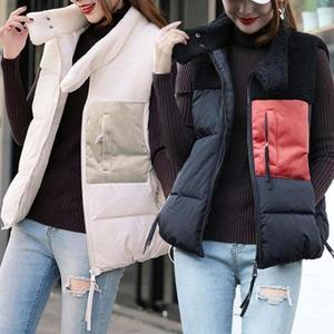 [SW950WY]여성 양털 패딩조끼 점퍼조끼 롱패딩 점퍼