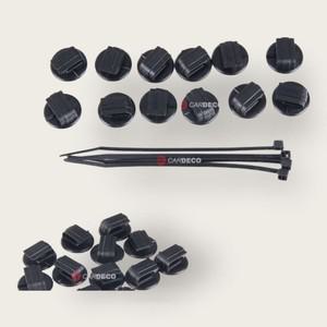 차량 블랙박스 네비게이션 각종 케이블 정리 클립 자동차케이블타이 배선정리 차량정리용품