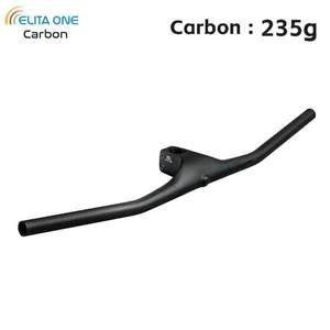 엘리타 원 MTB 핸들바 카본 XC 일체형 핸들바 카본 바  스템 -20도 50-100mm 자전거 폭 700 - 800mm