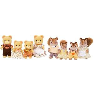 실바니안 패밀리 인형 곰돌이 패밀리 FS-04 + 호두 다람쥐 패밀리 FS-17
