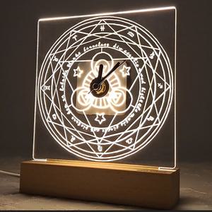 DIY무드등 무드등 아크릴 DIY 교육용키트 만들기 시계형 키트 AM-09 아크릴무드등 LED무드등